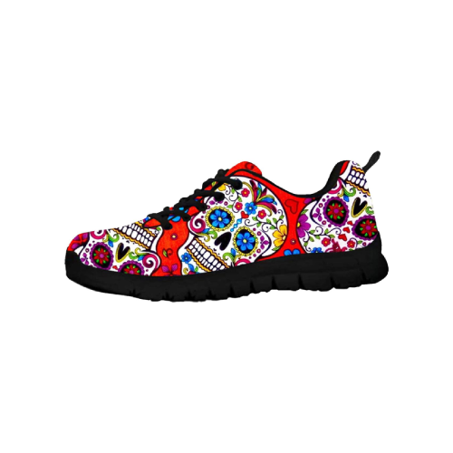 Zapatillas calavera de colores vibrantes